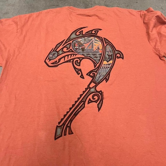 Vintage Y2K Hawaii surfer sleeve hit back hit‎ long sleeve shirt - Picture 3 of 5